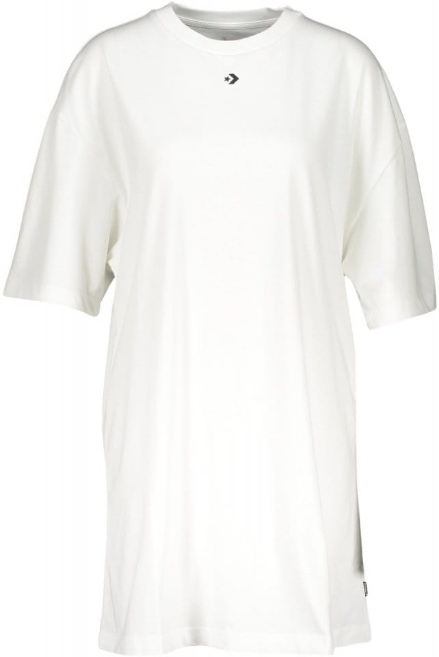 Тениска Converse Wordmark Damen T-Shirtkleid Weiss F102