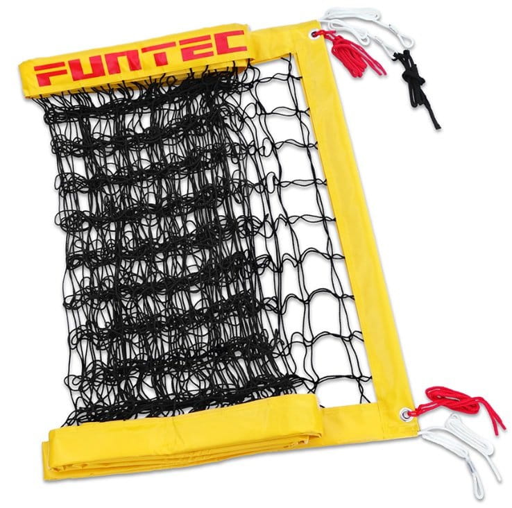 Мрежа Funtec PRO NETZ PLUS, 8.5 M, FOR PERMANENT BEACH VOLLEYBALL NET SYSTEMS, WITH EXTRA STRONG SIDE PANELS