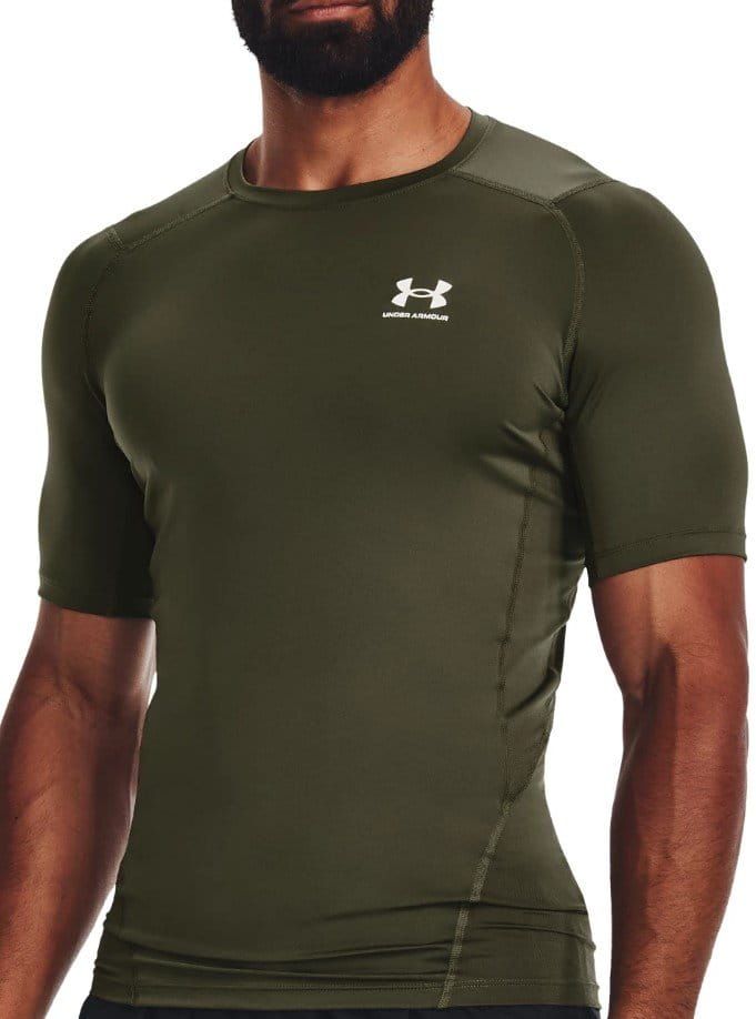 Тениска Under UA HG Armour Comp SS-GRN