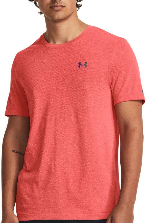Тениска Under Armour UA Rush Seamless Legacy SS-RED