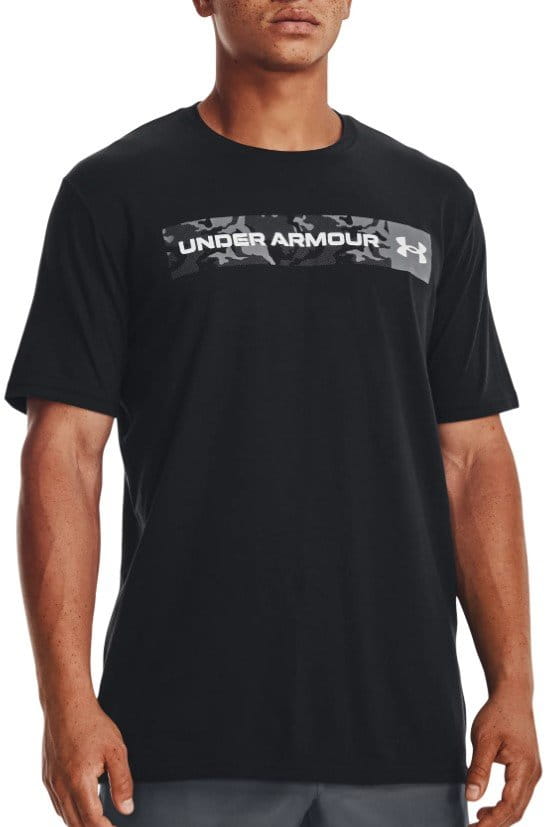 Тениска Under Armour UA CAMO CHEST STRIPE SS-BLK