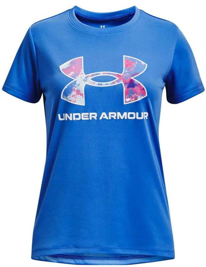 Тениска Under Armour UA Tech Print BL SSC-BLU
