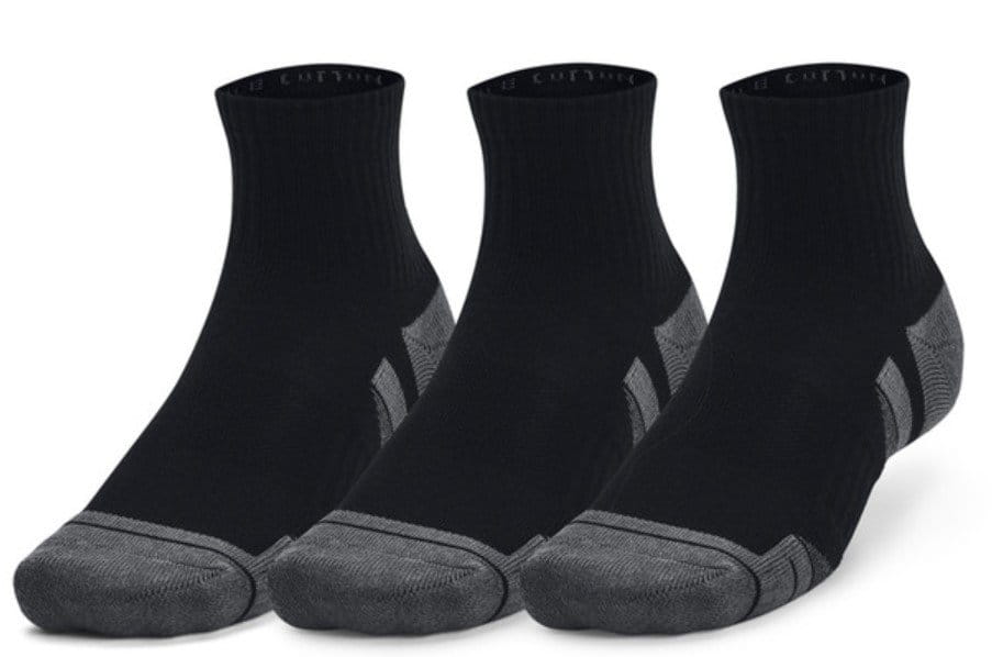 Чорапи Under Armour UA Performance Cotton 3p Qtr-BLK