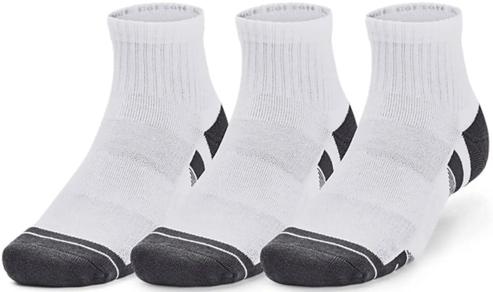 Чорапи Under Armour UA Performance Cotton 3p Qtr-WHT
