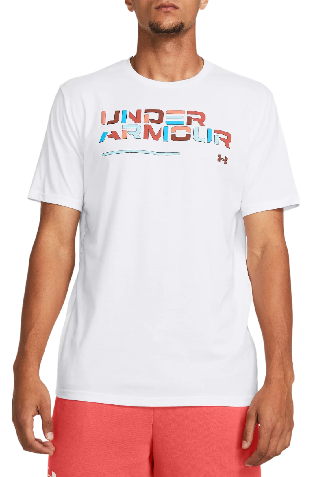 Тениска Under Armour Colorblock Wordmark
