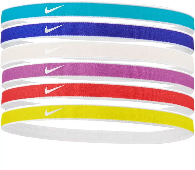 Лента за глава Nike Swoosh Sport Headbands 6 PK Tipped
