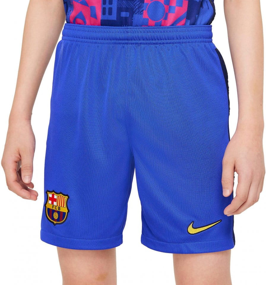 Шорти Nike FC Barcelona 2021/22 Stadium Third Big Kids Soccer Shorts
