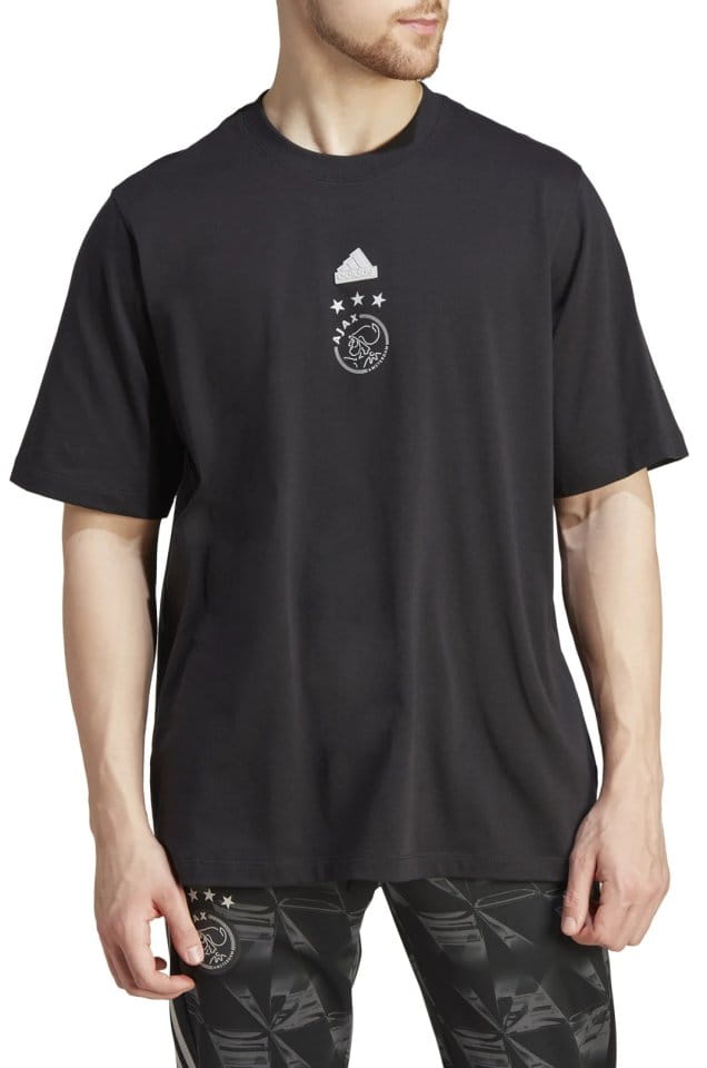 Тениска с дълъг ръкав adidas AJAX LS OS TEE