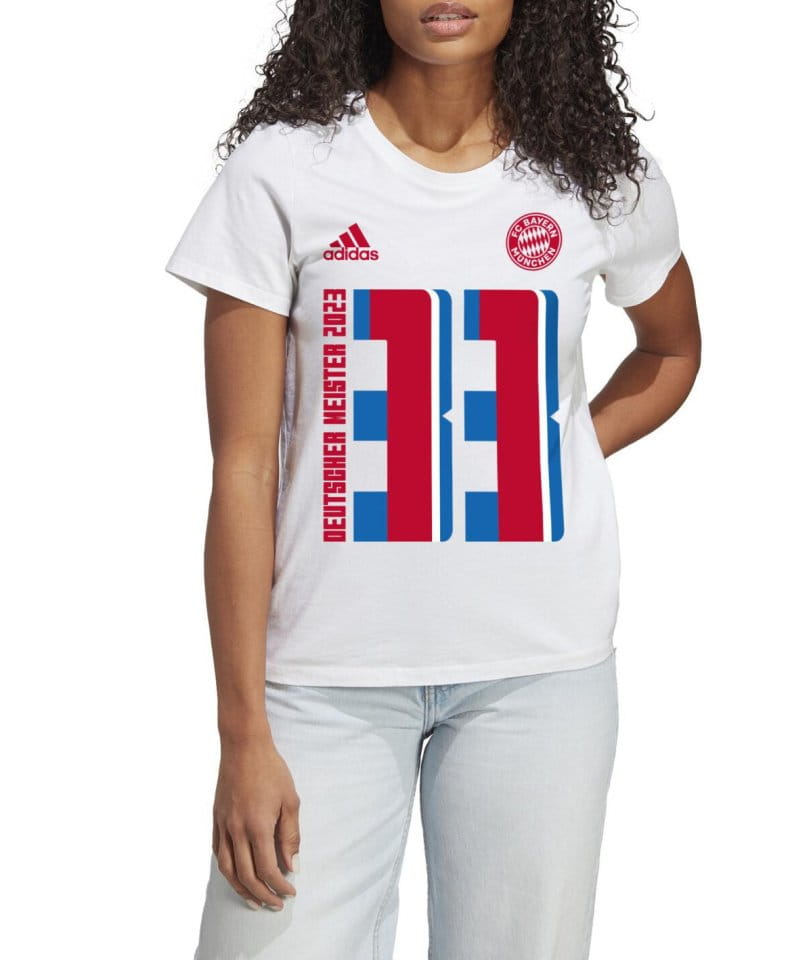 Тениска adidas FC Bayern Munchen Meister T-shirt 2023 W